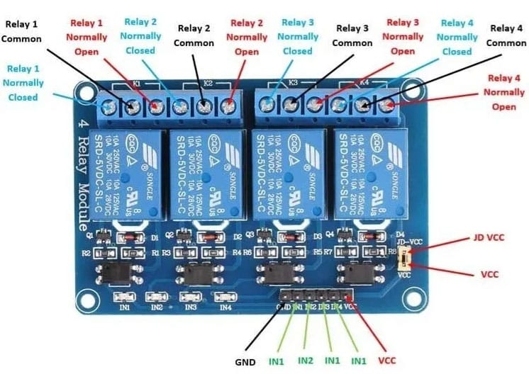 Módulo Relé para proyectos de Arduino - Electrónica, Modulos
