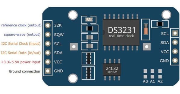 Módulo clock DS3231