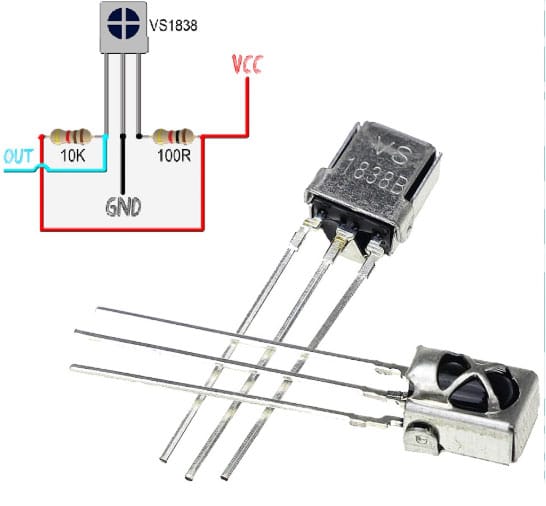 Receptor Infrarrojo Universal VS1838B